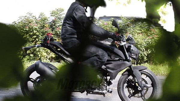 TVS-BMW 300cc bike spied again