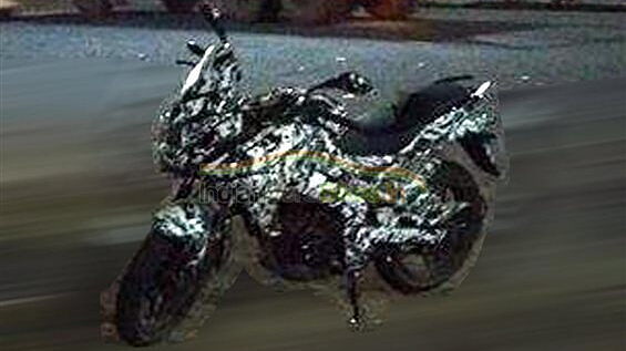 Bajaj Pulsar AS200 spied testing in India