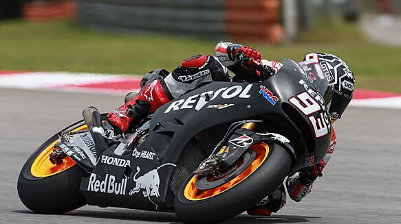 Marquez sets lap record on the final day at Sepang