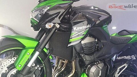 Kawasaki Z800 in green-black paint scheme reaches Pune dealership