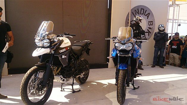 Triumph unveils the 2015 XCx at India Bike Week