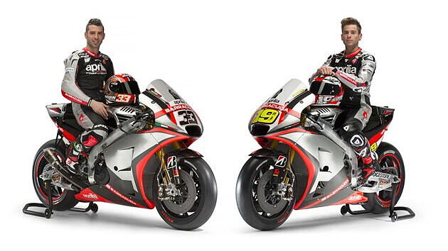 Aprilia unveils 2015 RS-GP MotoGP race bike