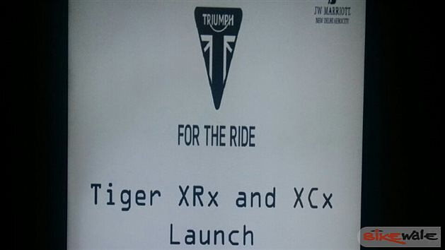 Live Launch India: Triumph Tiger 800 XCx and XRx