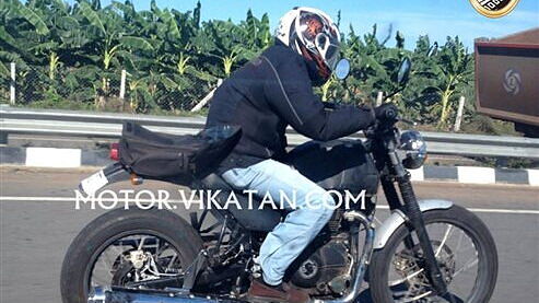 Royal Enfield Himalayan spied testing in Chennai