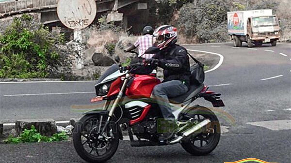 Mahindra Mojo's race-spec version spotted testing