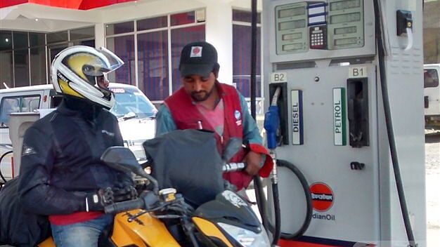 Petrol prices hiked again and diesel gets cheaper
