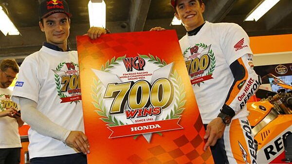 Honda celebrates 700th FIM Grand Prix victory