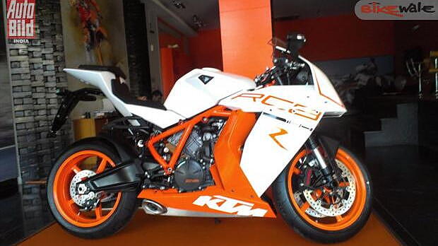 KTM 1190 RC8 already on display at Chennai Pro-Biking