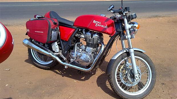 Royal Enfield Cafe Racer testing in Karnataka