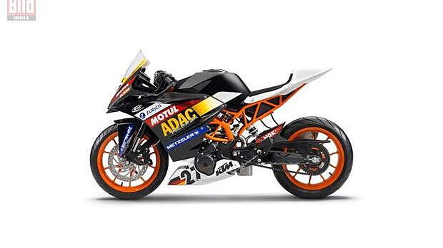 KTM unveils ADAC Cup race spec RC390 motorcycle