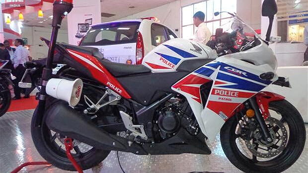 Honda India unveils the CBR250R Police patrolling model