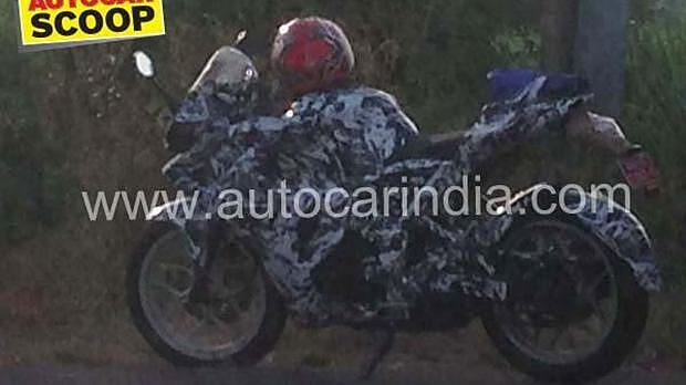 Fully-faired version of the Pulsar 200NS spied testing