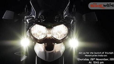 Triumph India motorcycles launch tomorrow