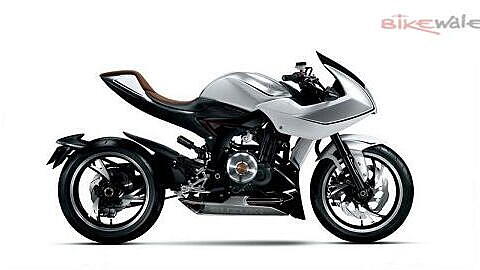 Suzuki’s concept motorcycle Recursion displayed at the Tokyo Motor Show