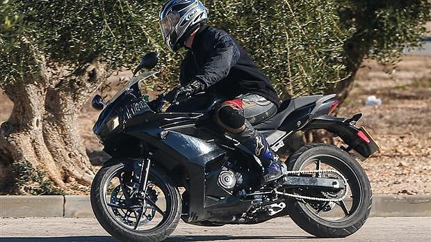 Triumph's upcoming 250cc fully-faired motorcycle spied testing