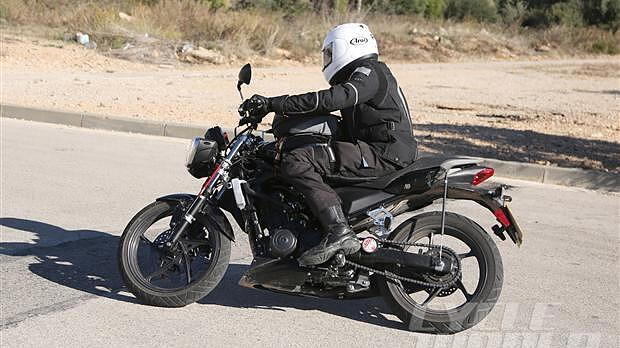 Triumph Daytona 250 and naked sportbike spied testing