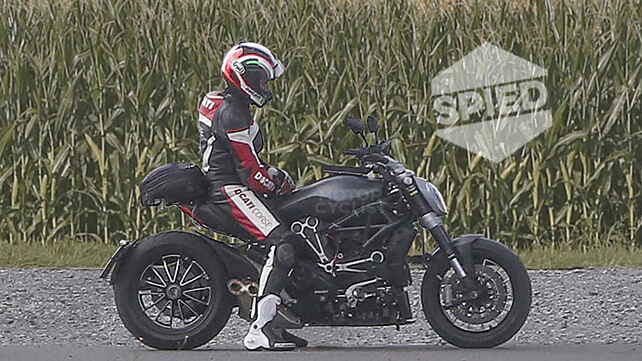 New Ducati Diavel spied testing in Italy
