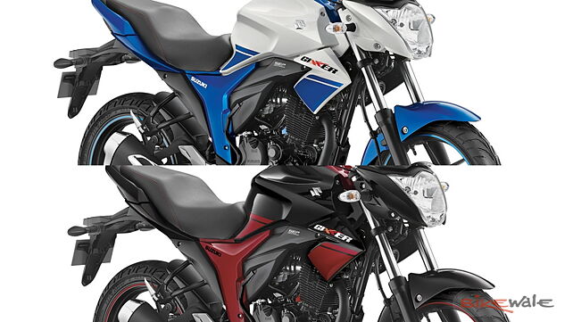 Suzuki updates the Gixxer with new colours