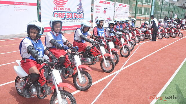 Honda promotes safety for children at Honda CRF 50 Fest