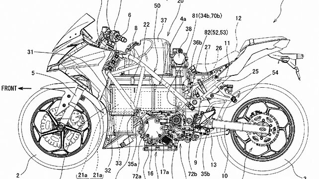 Kawasaki Ninja 300 electric patent images leaked