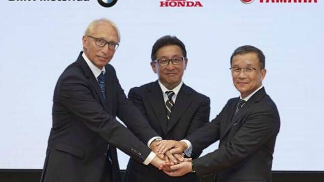 BMW, Honda, Yamaha join hands to develop rider safety technology