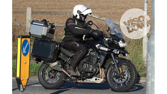 2016 Triumph Tiger Explorer spied testing in Europe