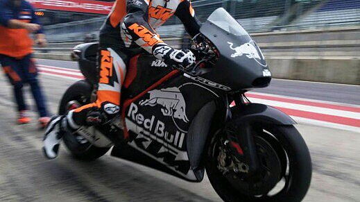 KTM RC16 MotoGP prototype caught on camera
