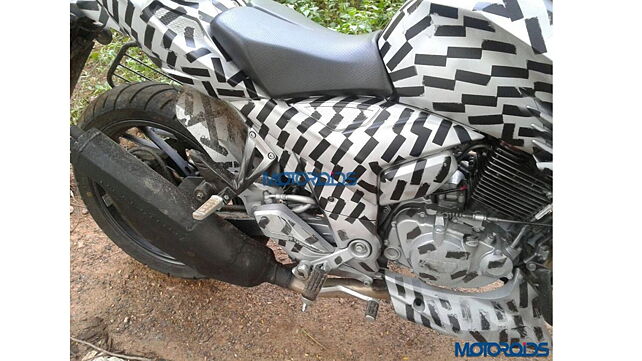 TVS Apache RTR 200 spied testing again