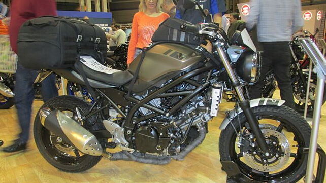 Suzuki showcases SV650 Scrambler