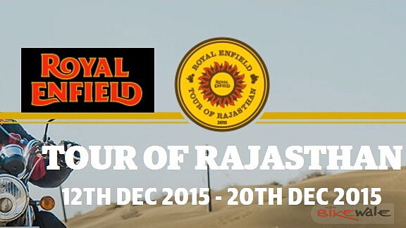 Royal Enfield kicks off with Tour of Rajasthan 2015