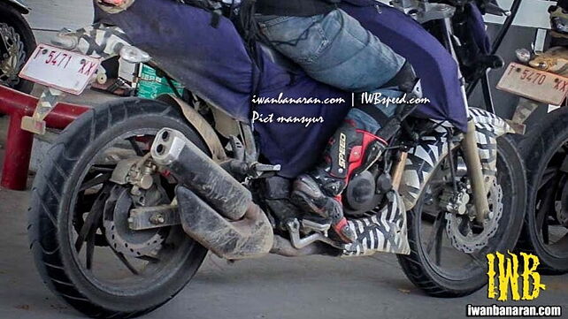 TVS Apache 200 spied in Indonesia