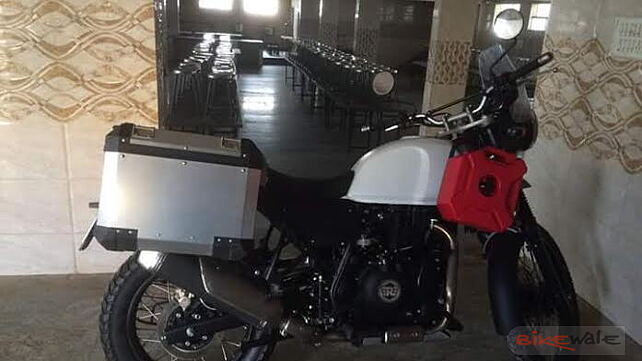 Production ready Royal Enfield Himalayan spied