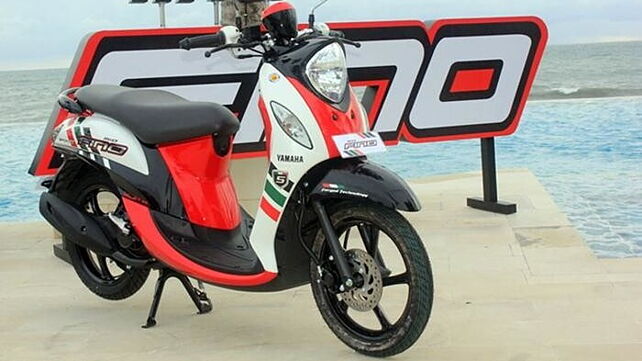 Yamaha Fino scooter launched in Indonesia at RP 16,250,000