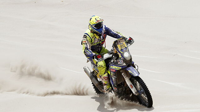 TVS Sherco struggles through Stage 10; Garcia retires