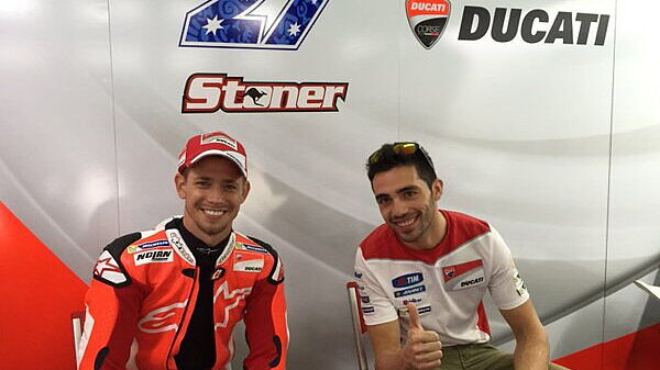 Casey Stoner returns to Ducati