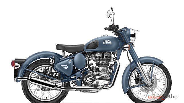 Royal Enfield Classic 500 gets a new blue paint shade