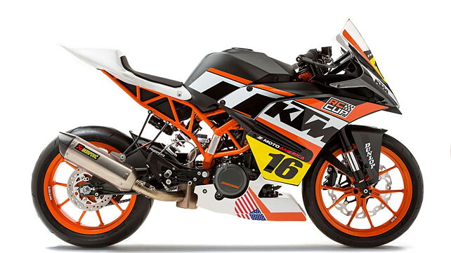 Details of the 2016 KTM RC 390 Cup in United States