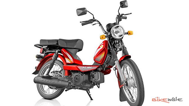 TVS XL 100 four stroke launched in Madhya Pradesh at Rs 30,248