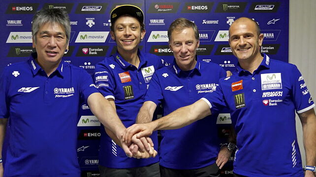 Valentino Rossi confirms a two-year extension with Movistar Yamaha
