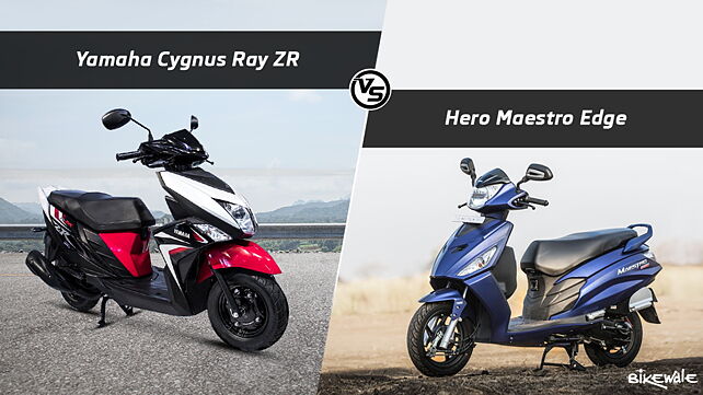Yamaha Ray ZR vs Hero Maestro Edge: Spec Comparison