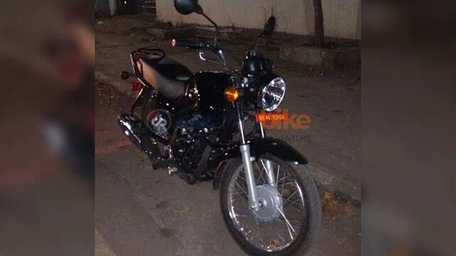 New Mahindra commuter motorcycle spied testing