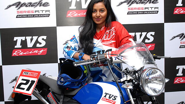 TVS Racing India signs on their first woman racer