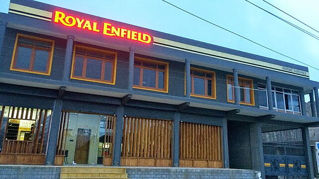 Royal Enfield opens a service centre in Leh