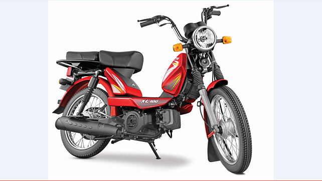 TVS XL 100 launched in Delhi at Rs 30,174