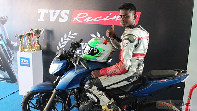 Kannan Subramaniam wins 2 races in TVS Apache RTR 200 one-make championship