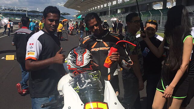 Rajini secures 3rd in second round of Malaysian Superbike Championship