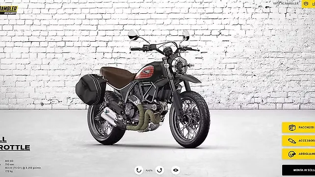 Ducati launches Scrambler configurator