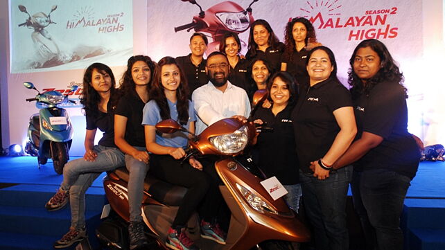 10 women riders shortlisted by TVS for Himalayan Highs season two