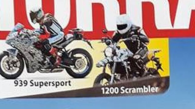 Ducati Scrambler 1200 spied testing