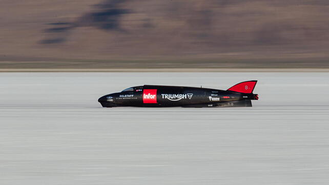 Triumph to set motorcycle land speed record in September